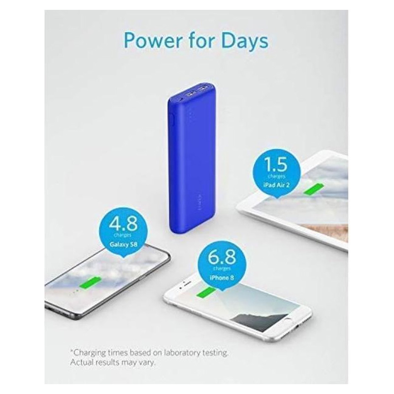 Anker Powerbank Blauw Met Mah Bl