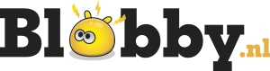 Het logo van Blobby